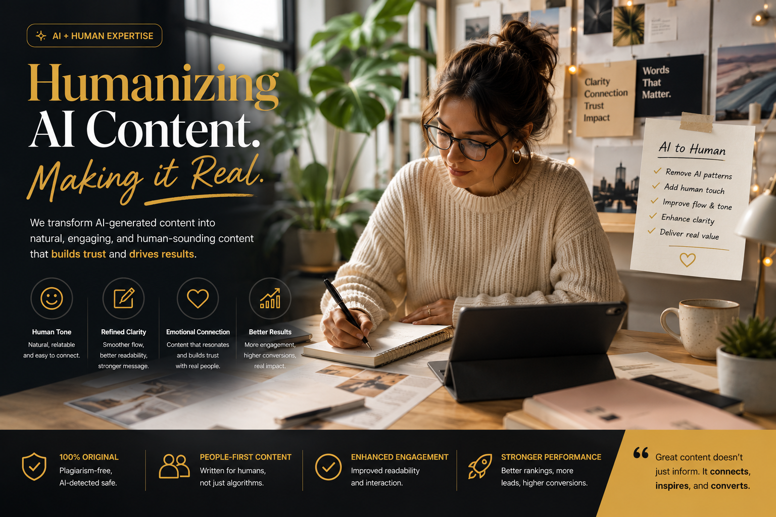 AI Content Humanization Hero