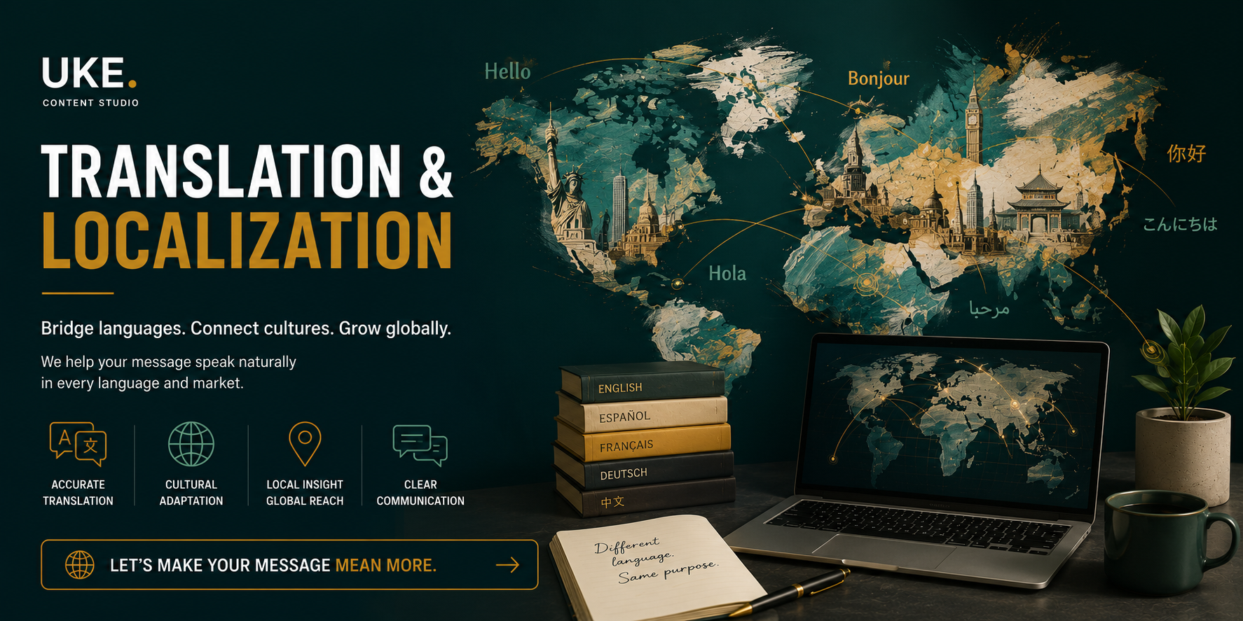 Translation and localization connecting brands with global audiences